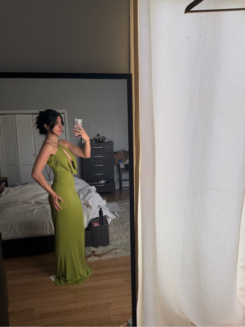 Rat & Boa Lime Green Halter Maxi Dress - Picture 3 of 4